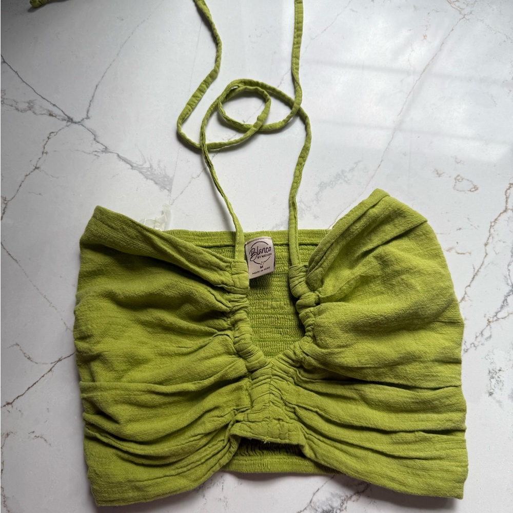 Green Beachy going out top